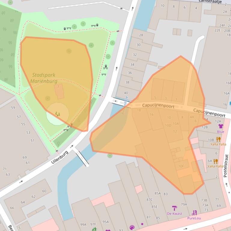 Kaart van postcodegebied 5211EC.