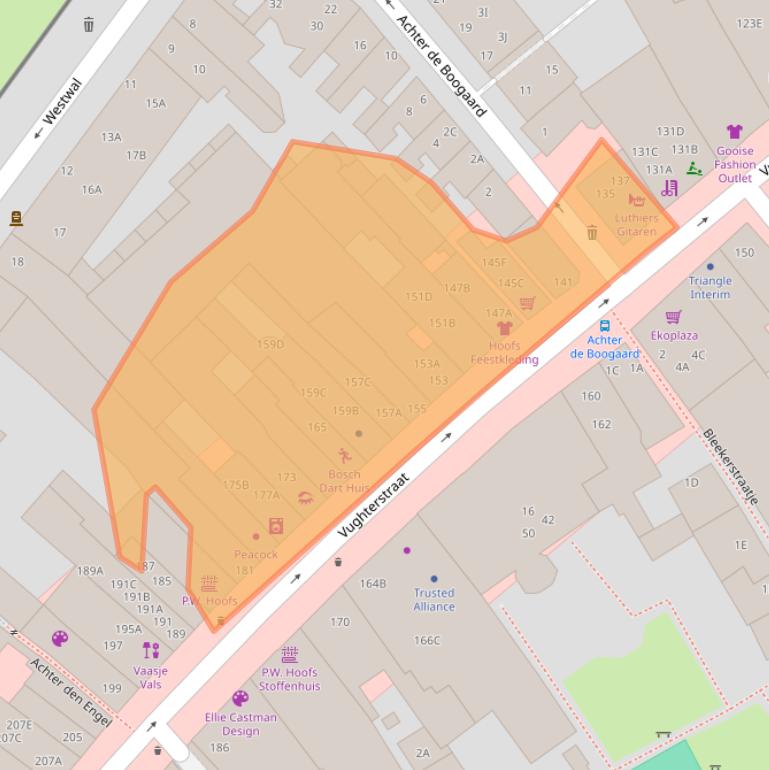 Kaart van postcodegebied 5211GB.