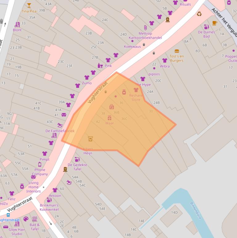 Kaart van postcodegebied 5211GJ.