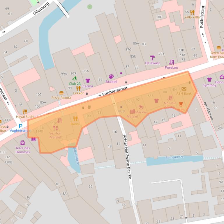 Kaart van postcodegebied 5211GL.