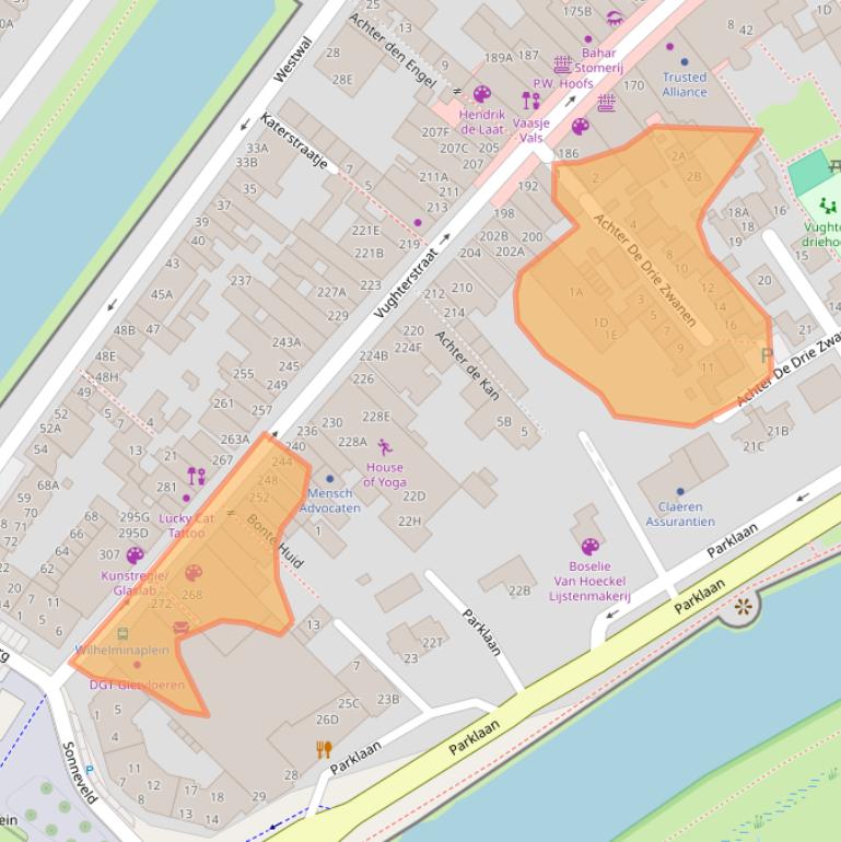 Kaart van postcodegebied 5211GR.