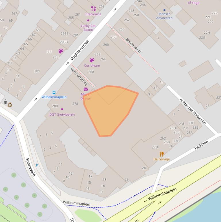 Kaart van postcodegebied 5211GT.