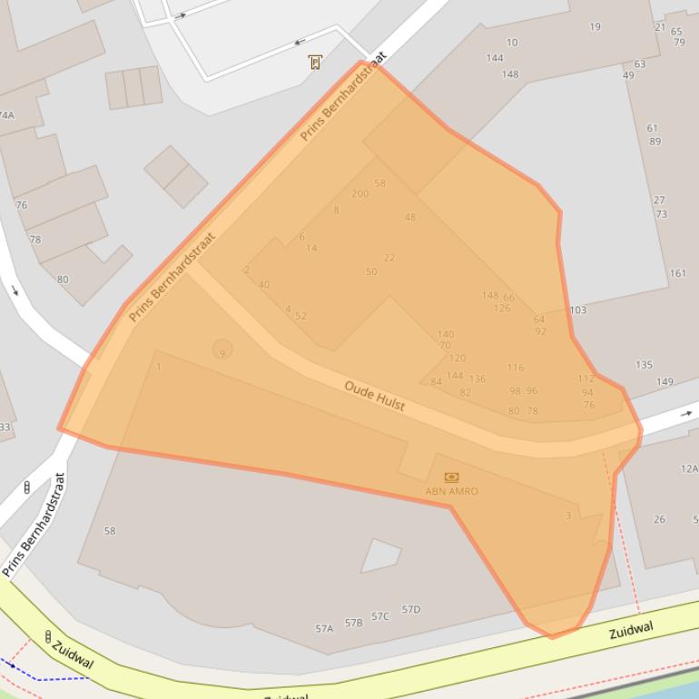 Kaart van postcodegebied 5211HC.