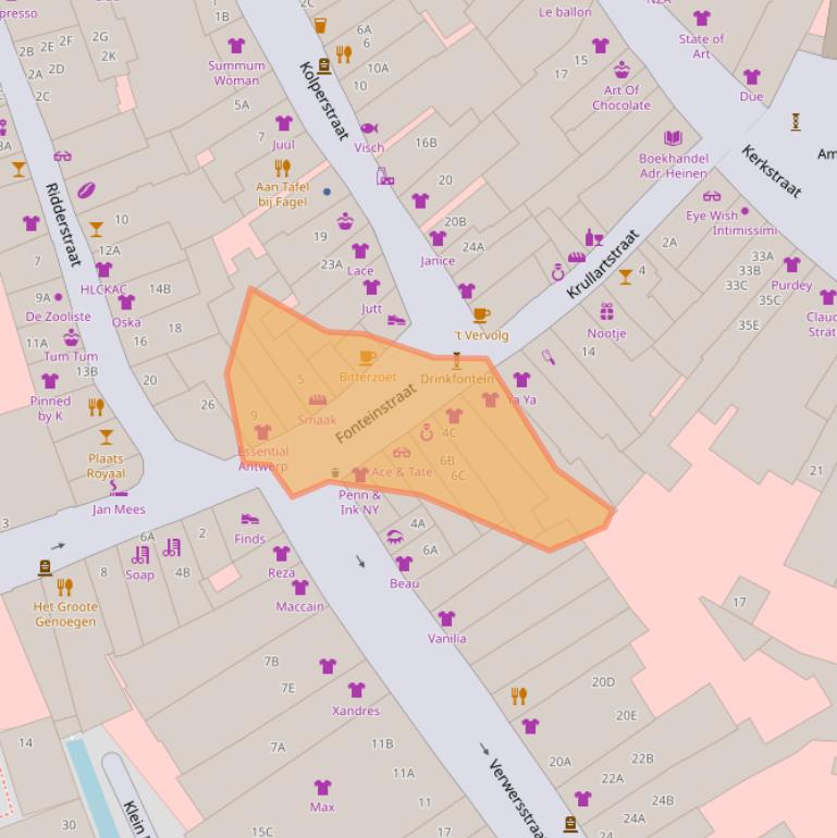 Kaart van postcodegebied 5211HP.