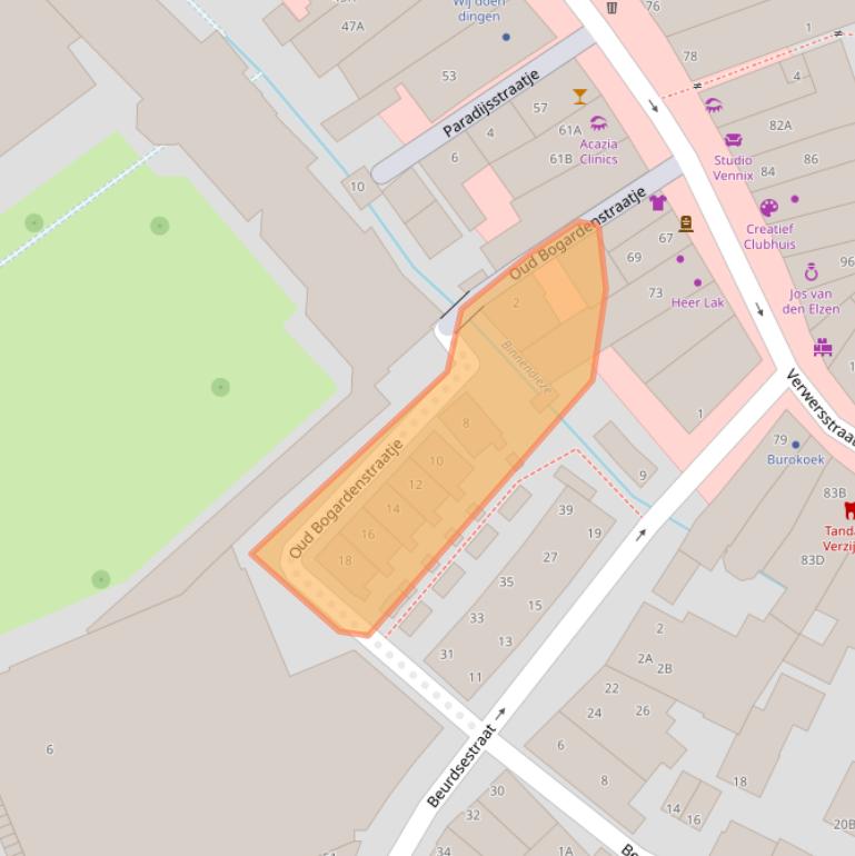 Kaart van postcodegebied 5211JC.