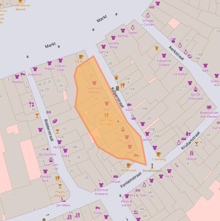 Kaart van postcodegebied 5211KB.