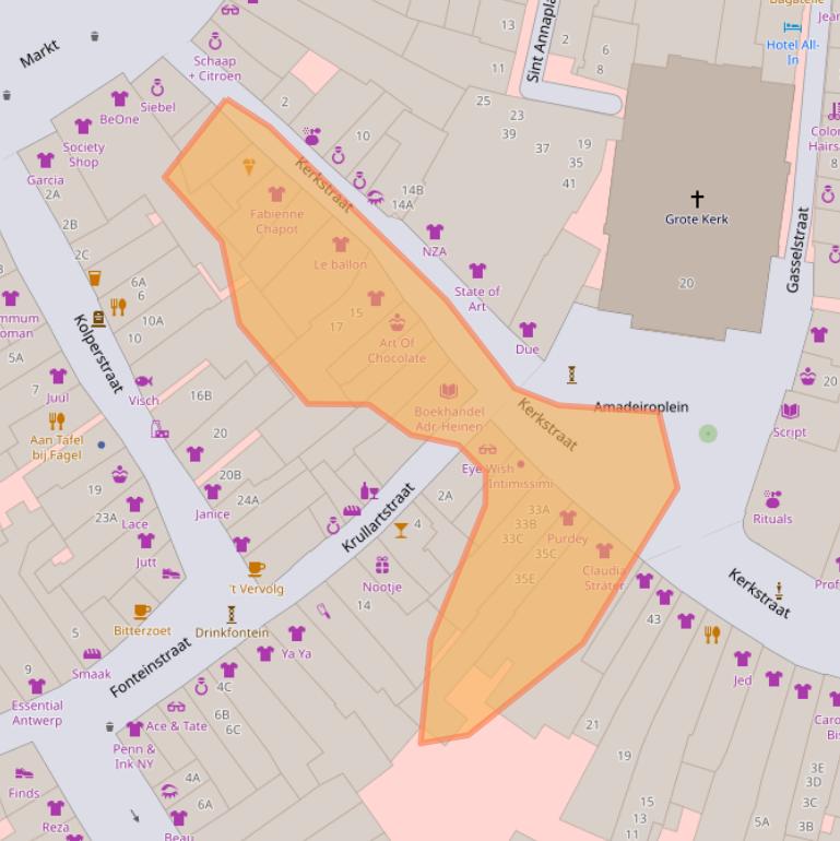 Kaart van postcodegebied 5211KD.