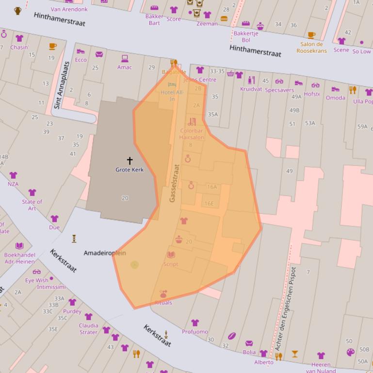 Kaart van postcodegebied 5211KJ.