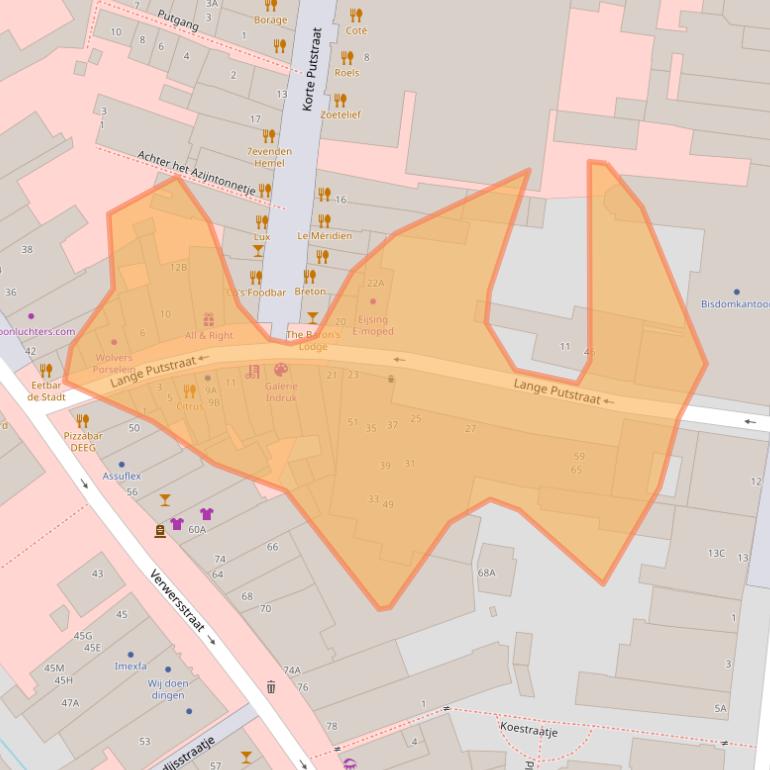 Kaart van postcodegebied 5211KN.