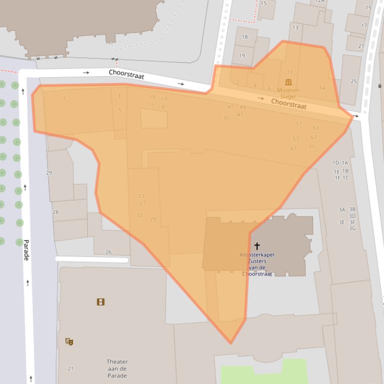 Kaart van postcodegebied 5211KZ.