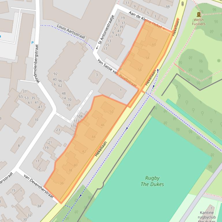 Kaart van postcodegebied 5211LZ.