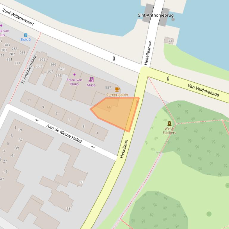 Kaart van postcodegebied 5211MB.