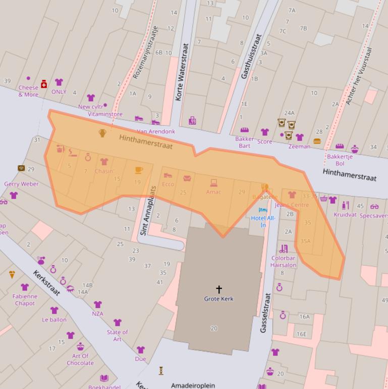 Kaart van postcodegebied 5211MD.