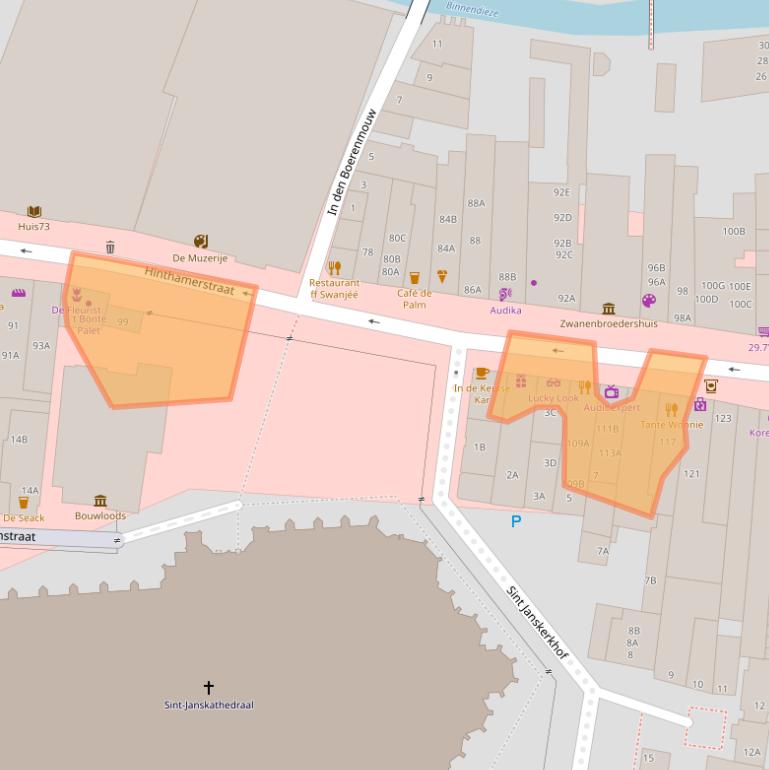 Kaart van postcodegebied 5211MH.