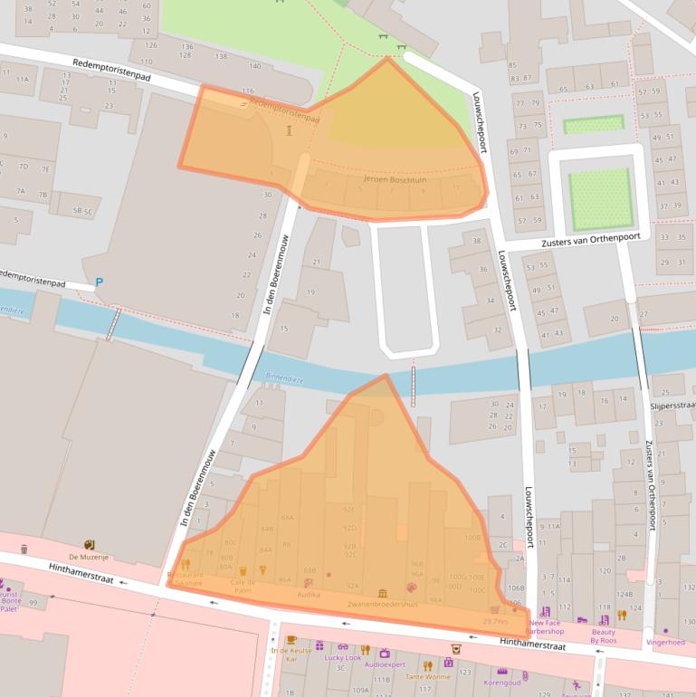 Kaart van postcodegebied 5211MS.