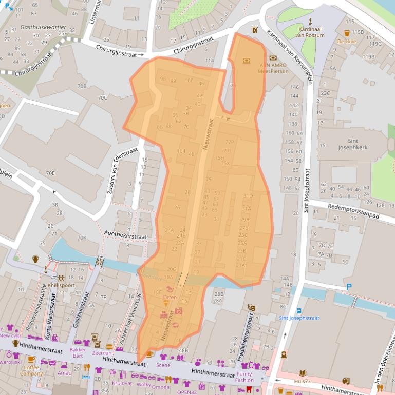 Kaart van postcodegebied 5211NL.