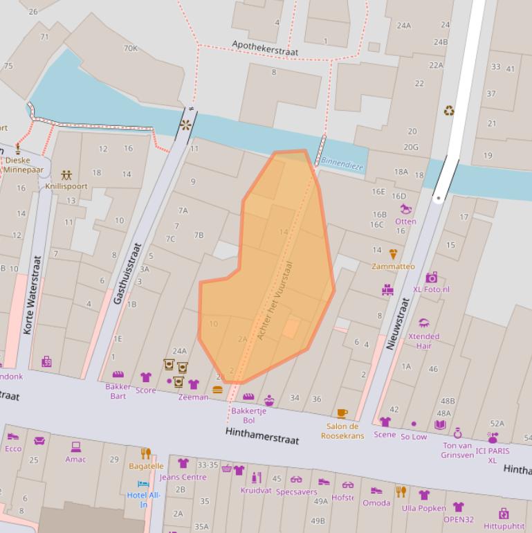 Kaart van postcodegebied 5211NN.