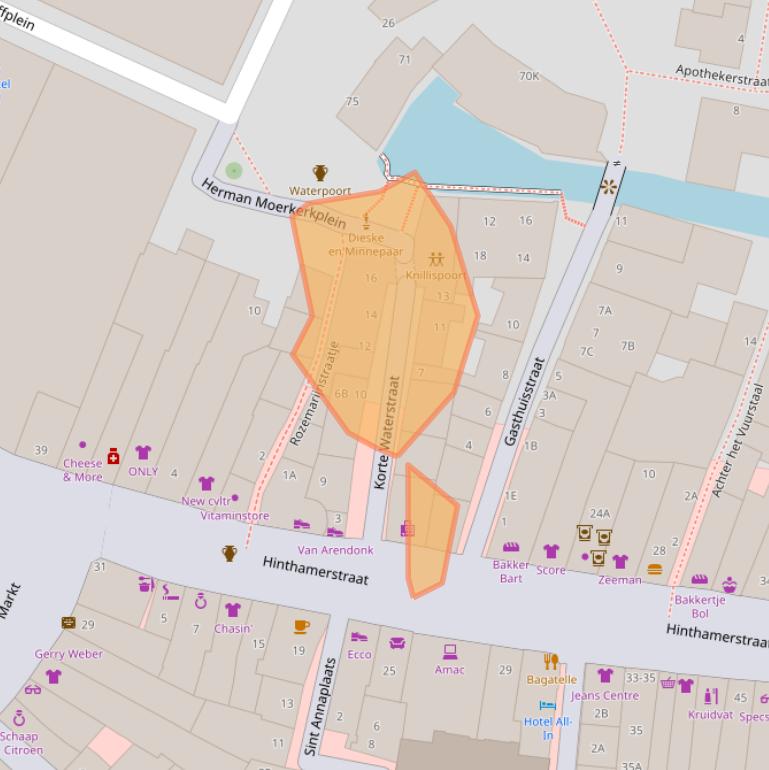 Kaart van postcodegebied 5211NR.