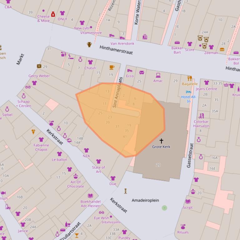 Kaart van postcodegebied 5211NT.