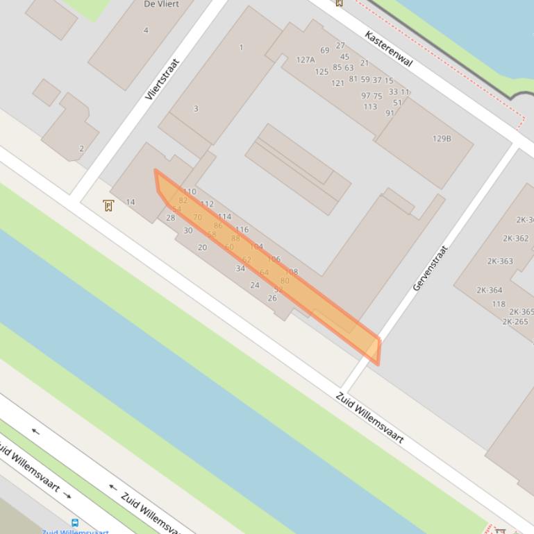 Kaart van postcodegebied 5211NZ.