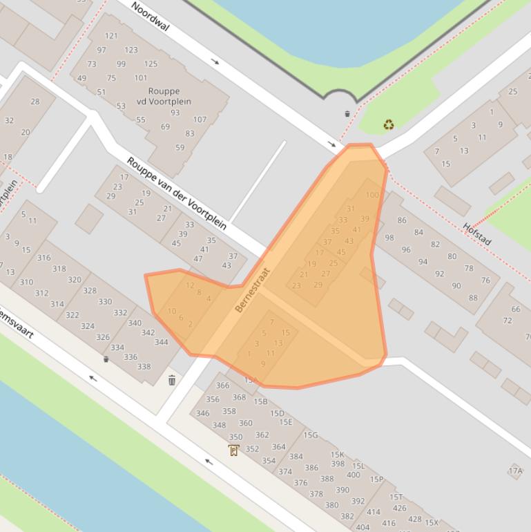 Kaart van postcodegebied 5211PK.