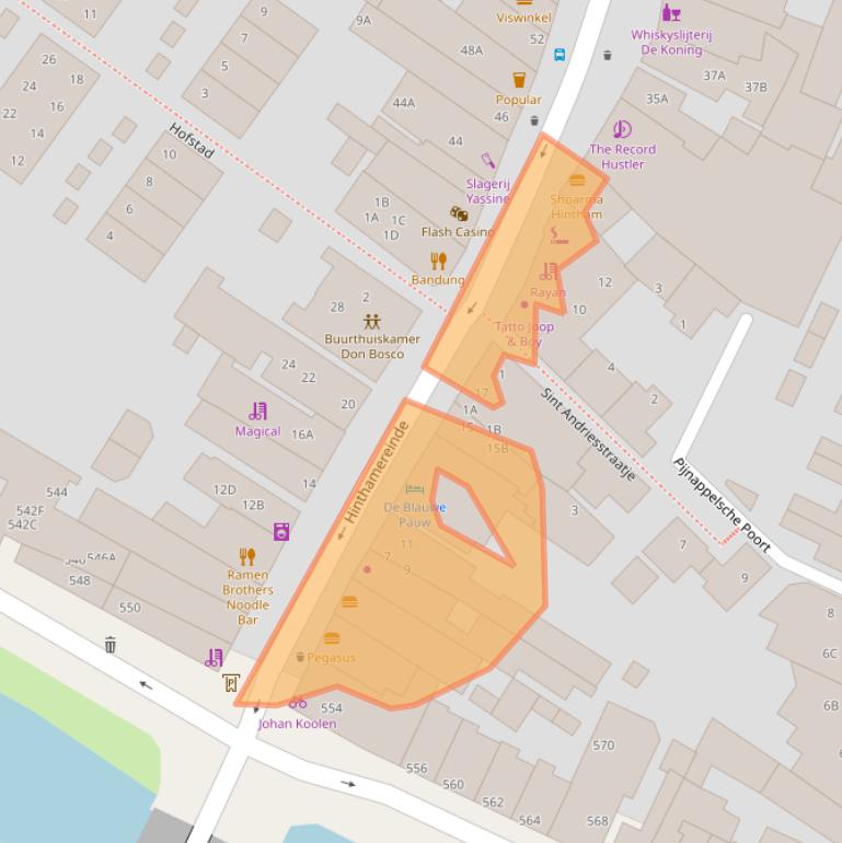 Kaart van postcodegebied 5211PL.