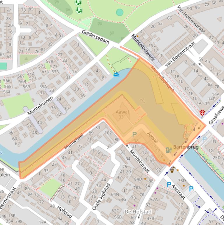 Kaart van postcodegebied 5211PS.