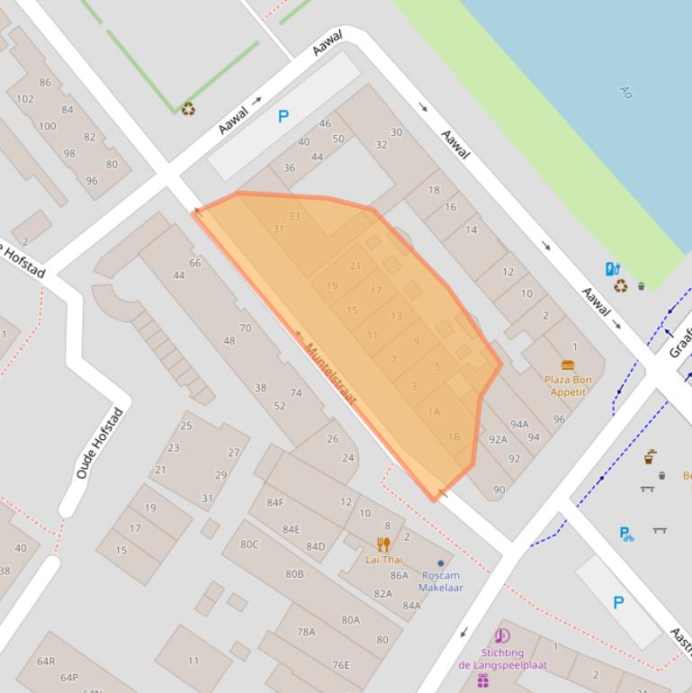 Kaart van postcodegebied 5211PT.