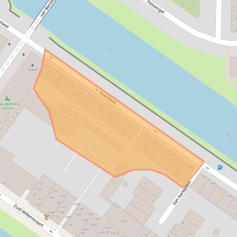 Kaart van postcodegebied 5211RM.