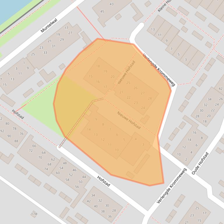 Kaart van postcodegebied 5211RT.
