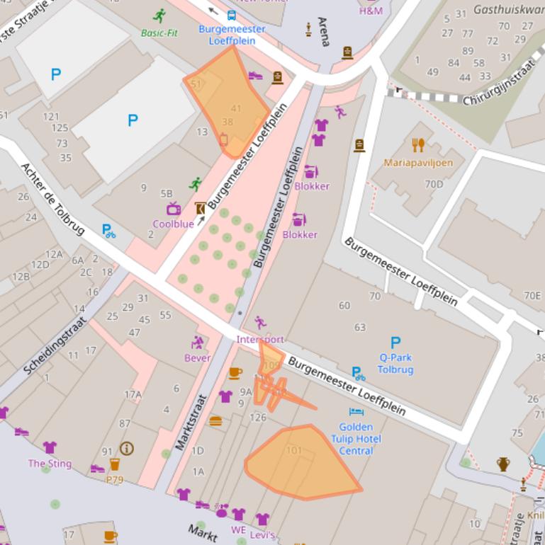 Kaart van postcodegebied 5211RZ.