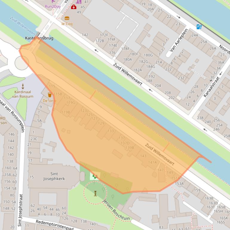 Kaart van postcodegebied 5211SE.