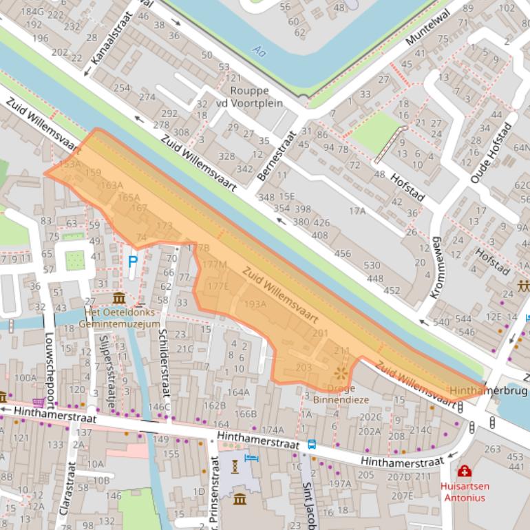 Kaart van postcodegebied 5211SG.