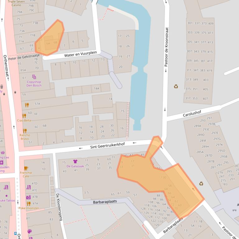 Kaart van postcodegebied 5211SR.
