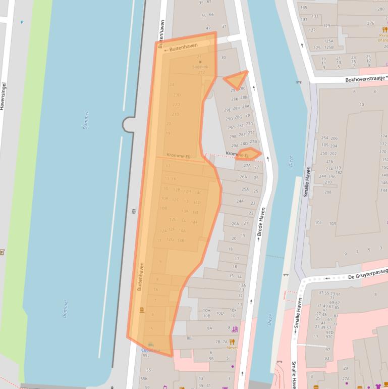 Kaart van postcodegebied 5211TP.