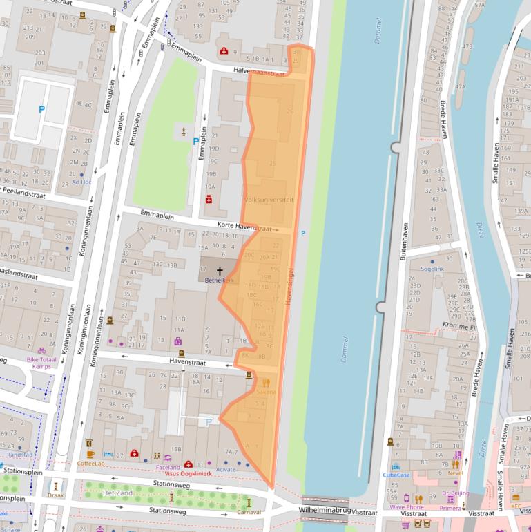 Kaart van postcodegebied 5211TX.