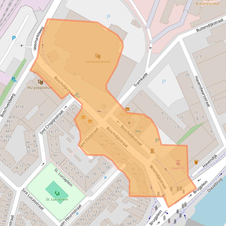 Kaart van postcodegebied 5211VD.