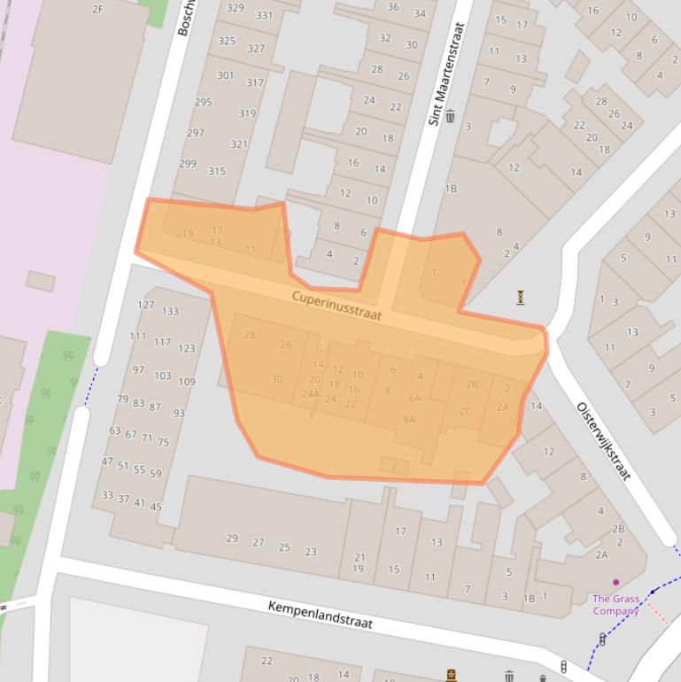 Kaart van postcodegebied 5211VM.