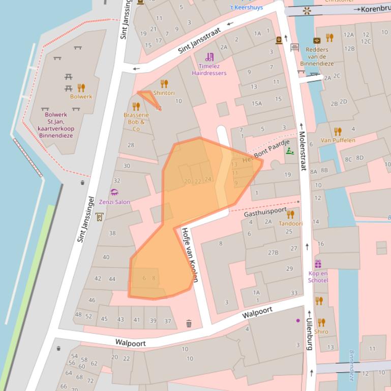 Kaart van postcodegebied 5211WX.