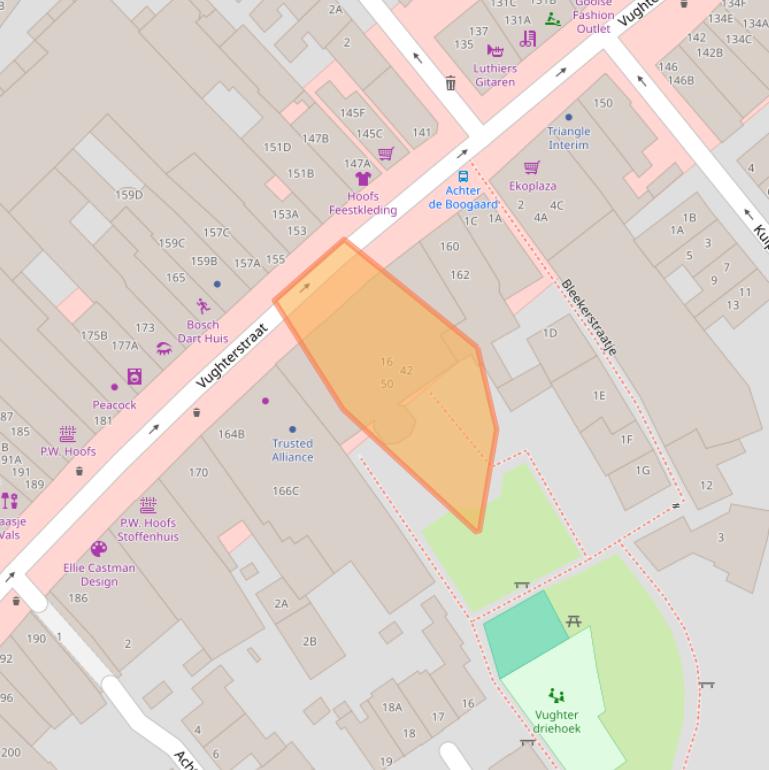 Kaart van postcodegebied 5211XN.