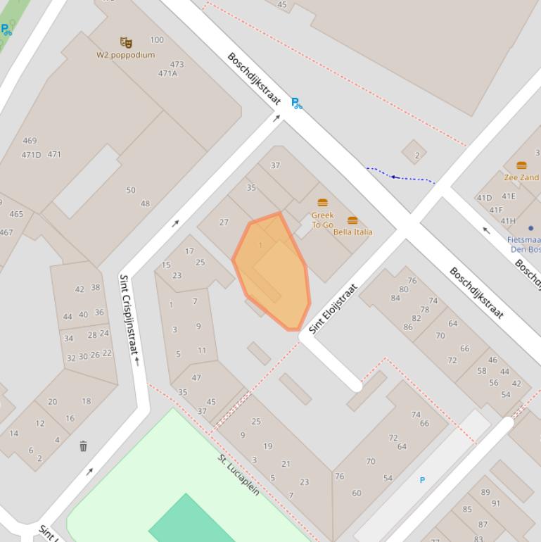 Kaart van postcodegebied 5211ZA.