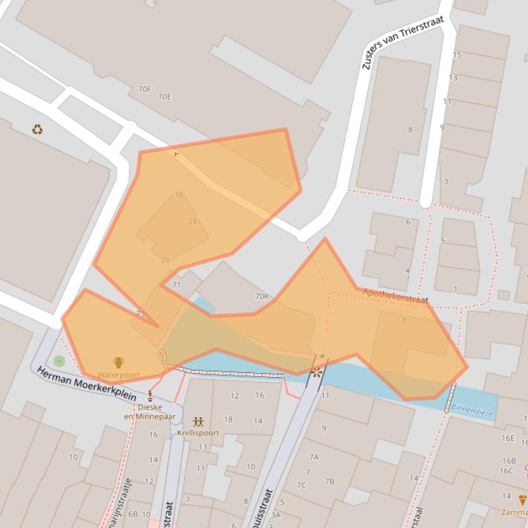 Kaart van postcodegebied 5211ZS.