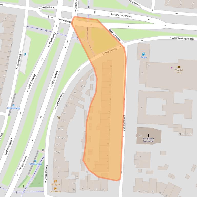 Kaart van postcodegebied 5212AK.