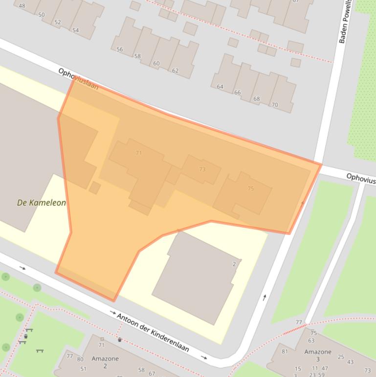 Kaart van postcodegebied 5212AL.