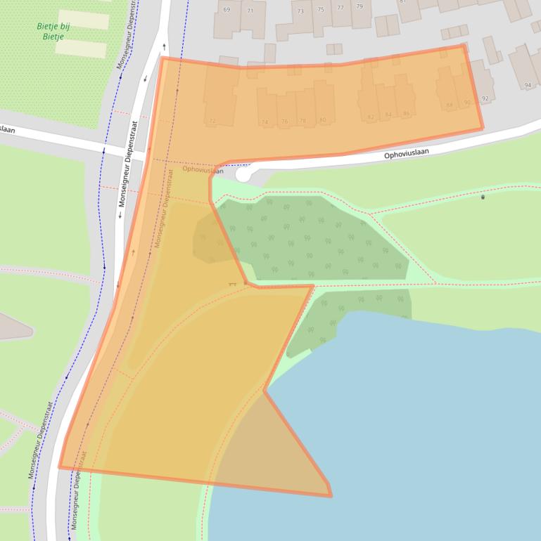 Kaart van postcodegebied 5212AP.