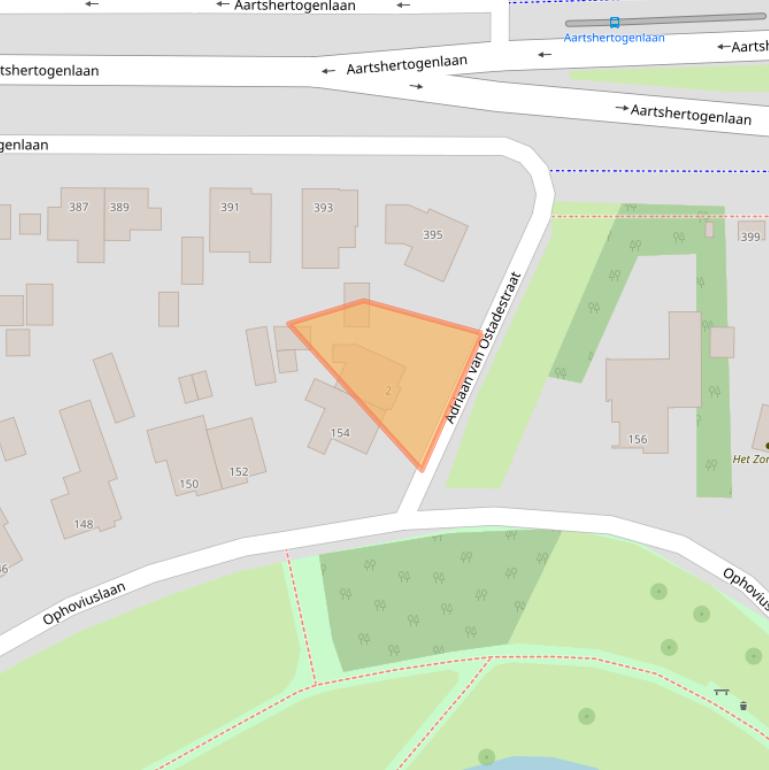 Kaart van postcodegebied 5212AX.