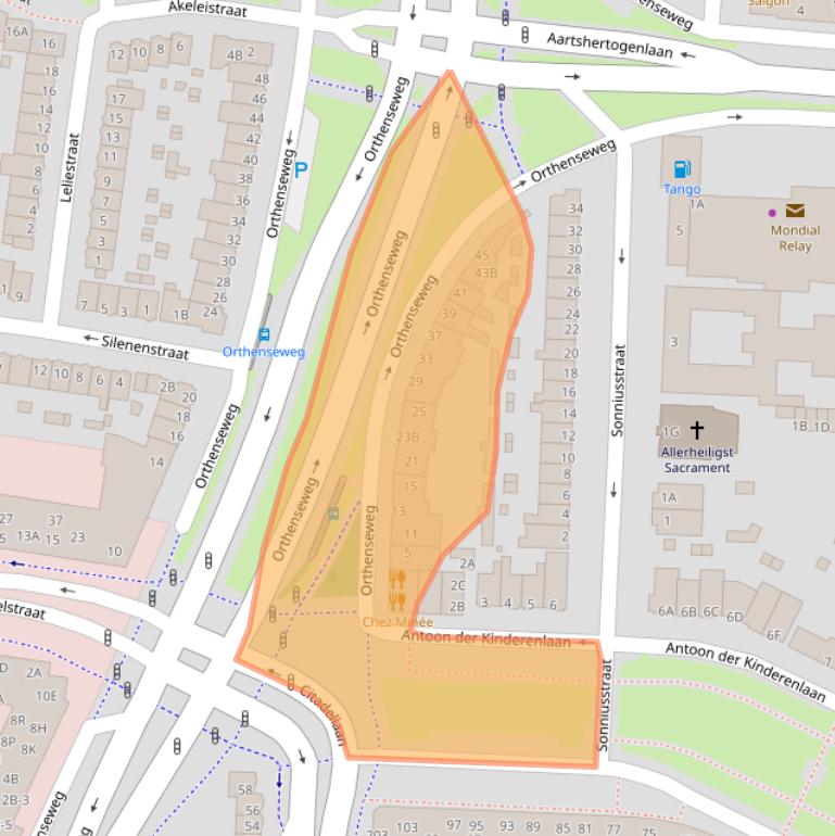 Kaart van postcodegebied 5212EA.