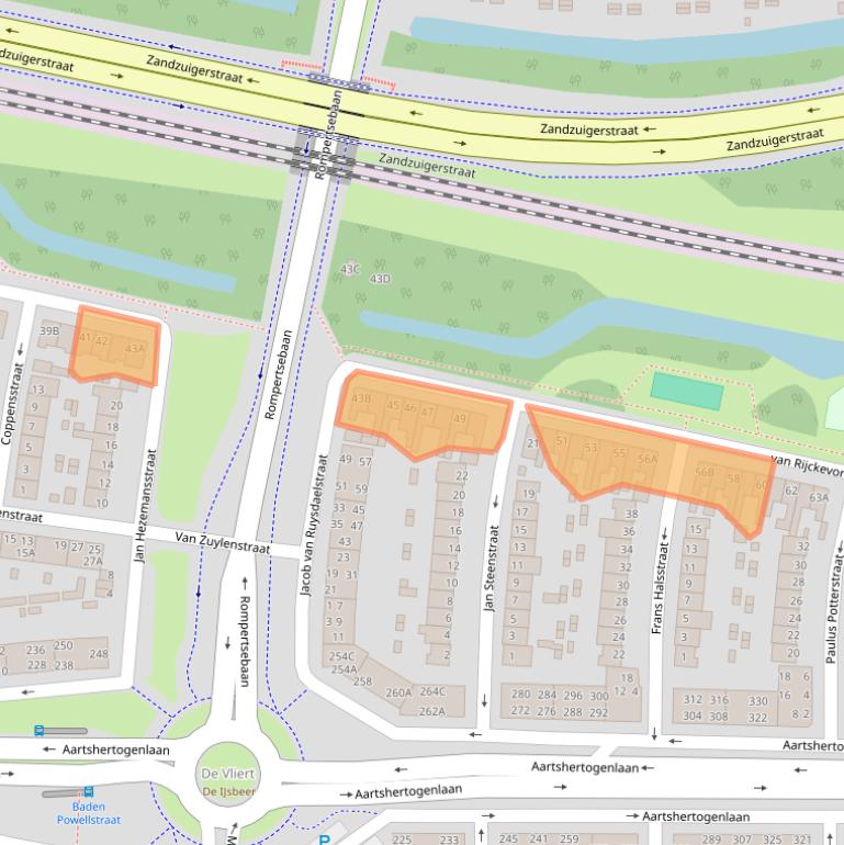 Kaart van postcodegebied 5212EG.