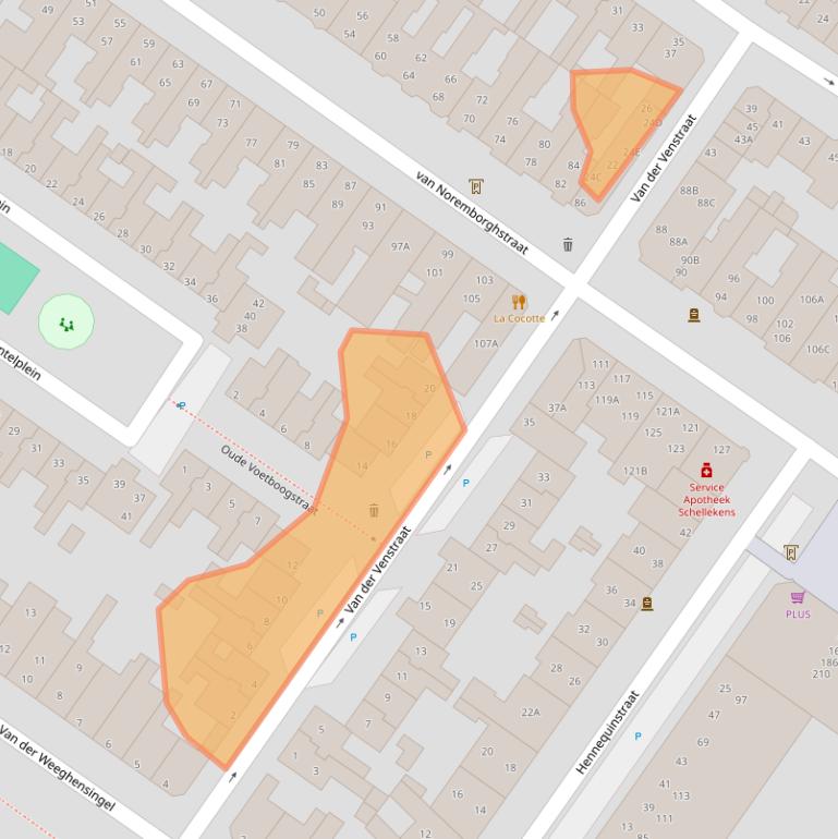 Kaart van postcodegebied 5212NM.