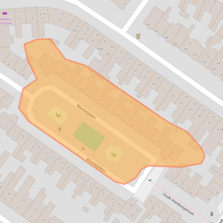 Kaart van postcodegebied 5212NR.